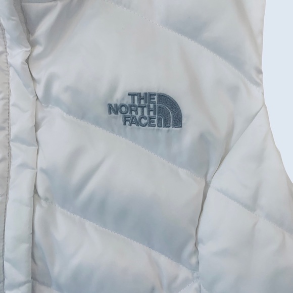 THE NORTH FACE 550 WHITE DOWN PUFFER VEST - Picture 4 of 14